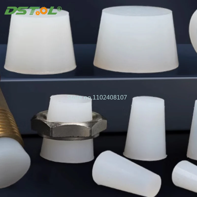 Conical Silicone Solid Plug High Temperature Resistant Anti Collision Waterproof and Shock-absorbing Sealing Plugs