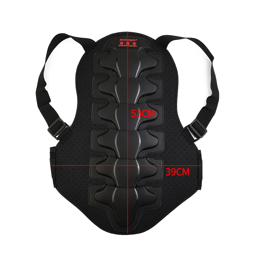 

Baishengxin SX048 Dragon Scale Carapace Motorcycle Protective Gear PE Plastic Black Accesorios Para Auto