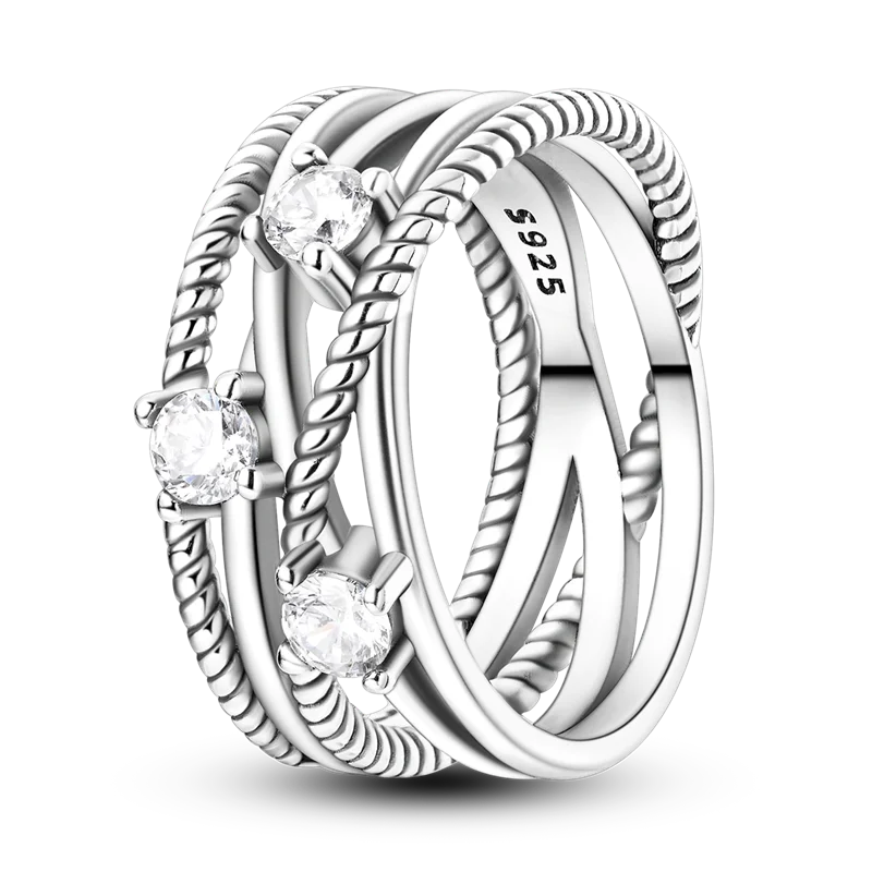 Women's 925 Sterling Silver Dream Catcher Ring