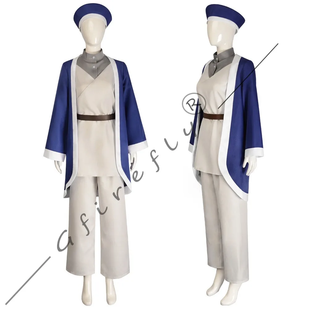 Dungeon Meshi Marcille Falin Same Style Cosplay Costume Wig Accessories Full Set for Carnival Party Halloween Comic Con Outfit