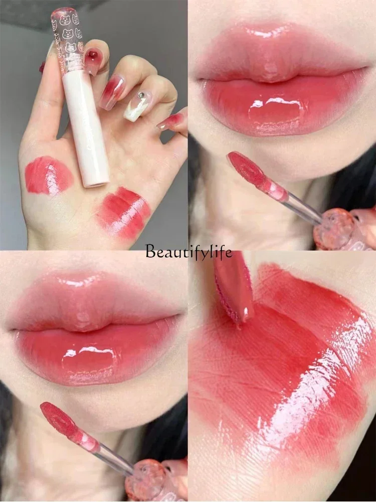 Mirror Water Glass Lip Lacquer Long-Lasting Not Easy to Fade Lipstick