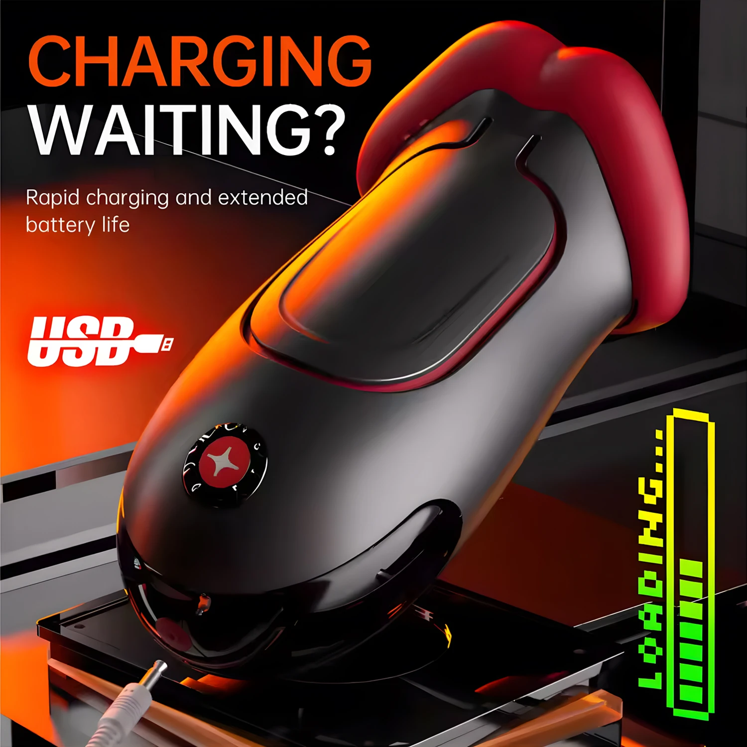 APP التحكم للعصر الكهربائية ذكر الاستمناء كوب الحلق العميق الفم اللسان هزاز 360 °   لعبة جنسية ملفوفة على الجيب للرجال