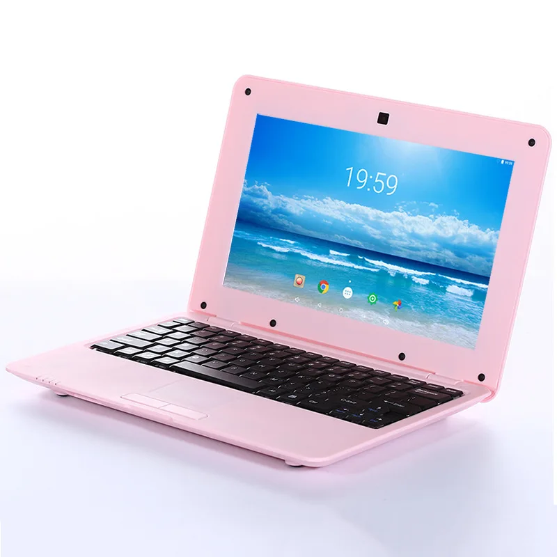 Laptop Android 6.0 ☛Full HD Netbook Mini Populer 10.1 Inci Memori Massa Komputer Gaming 1GB + 8GB dengan CPU Laptop PC Murah A33