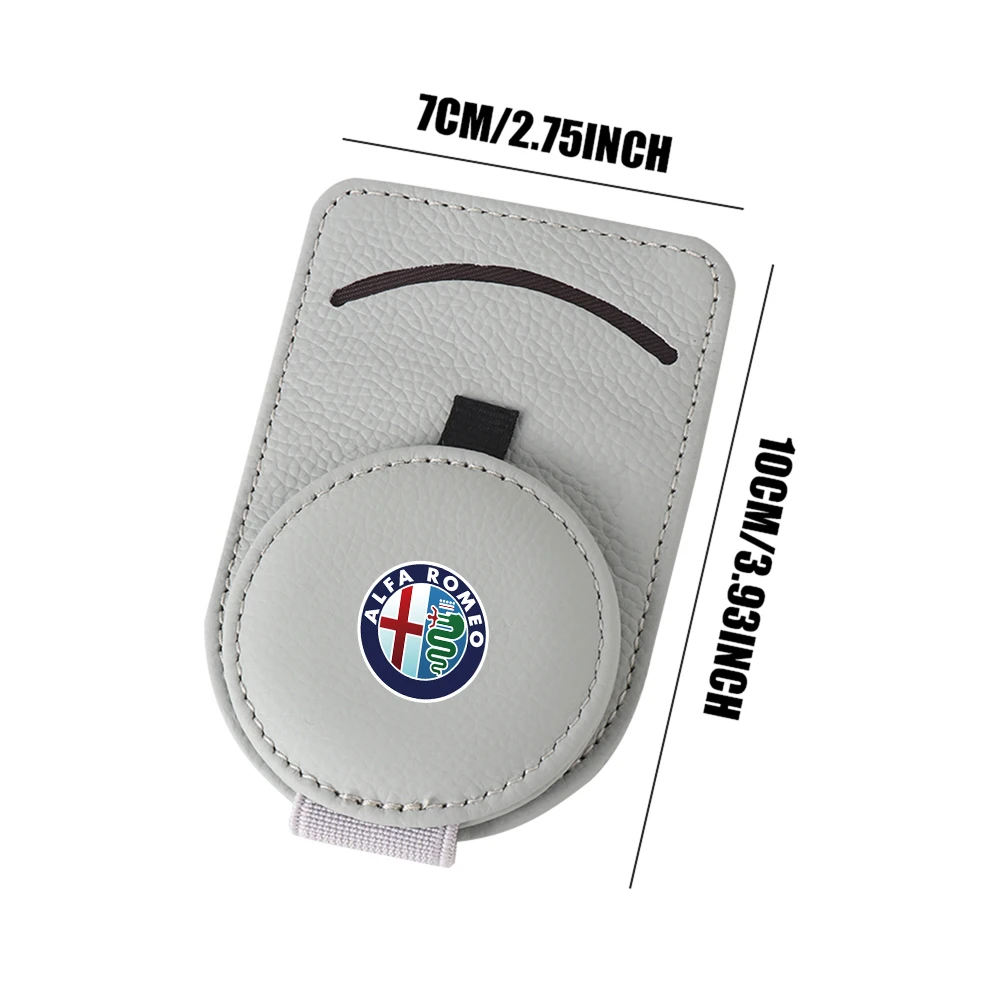 ل ألفا روميو سبورتيفا 159 الشمس قناع جبل نظارات كليب حامل نظارات شمسية للسيارة حافظة نظارات جلدية تخزين اكسسوارات السيارات