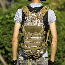 Outdoor Backpack Men Hunting Backpacks Cycling Camouflage Khaki color Camping Hiking Bag Male Water Repellent Sports Travel Bags