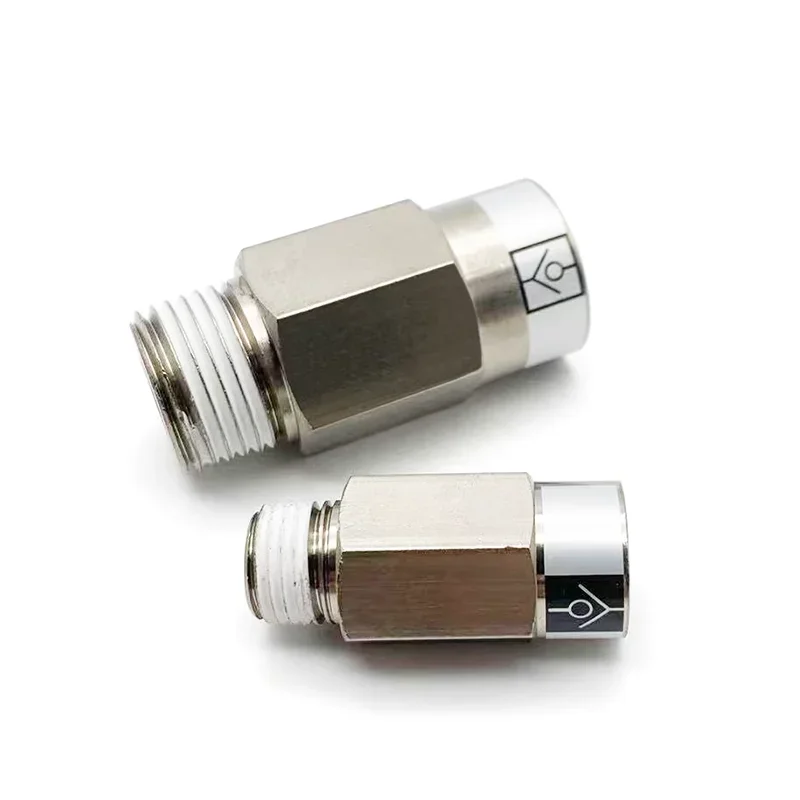 1/8 "1/4" 3/4 "3/4" bsp Innengewinde Messing pneumatisches Rückschlag ventil Einweg-Rückschlag ventil Rohr verschraubung Adapter kupplung