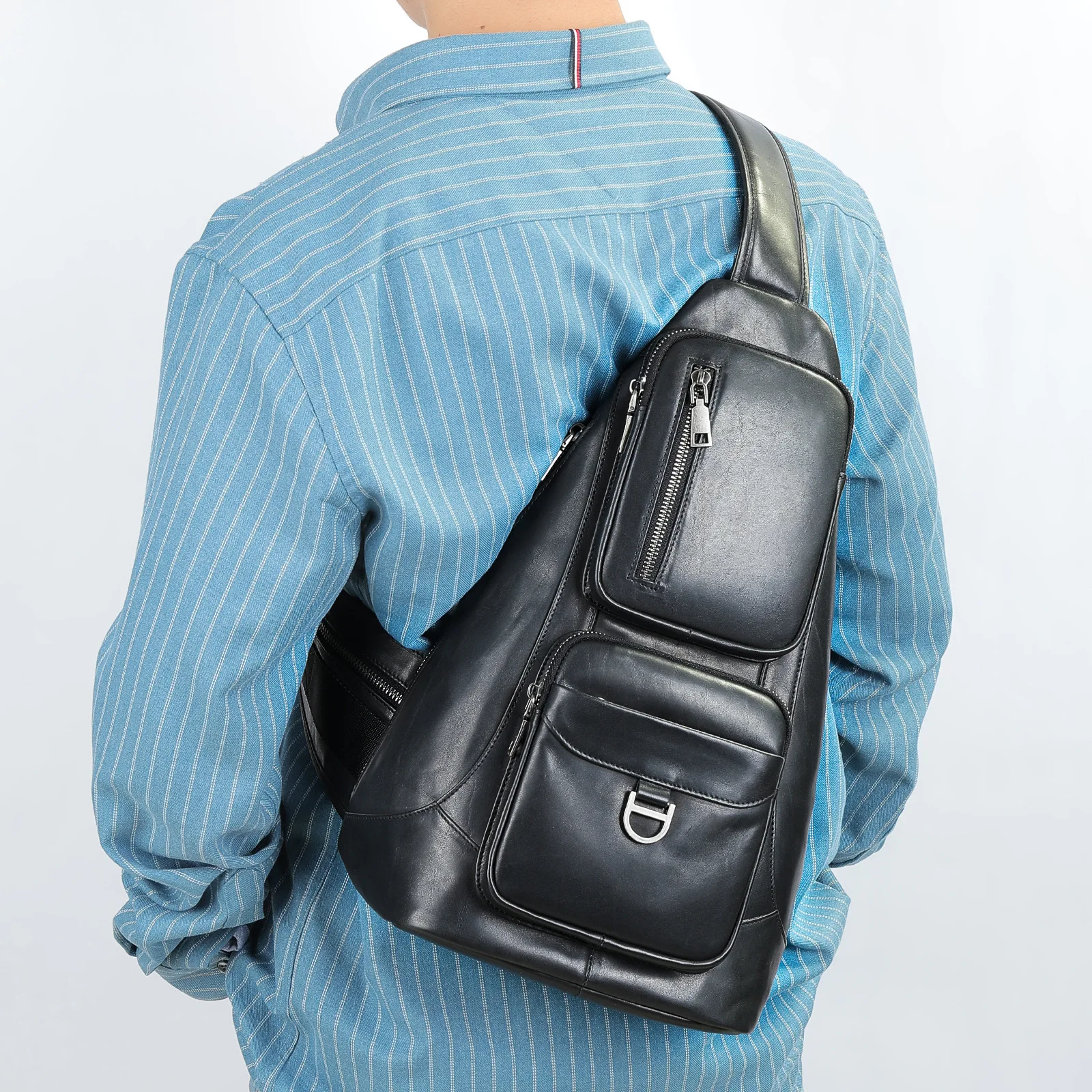 

Women's bag large capacity chest bags PU leather shoulder bag Luxury designer crossbody bag Essential for short distance travel