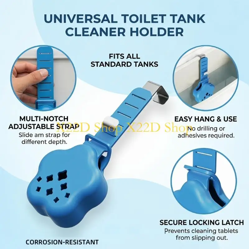 X22D Sanitary Metal Toilet Container Cleansing Brick Cage Simple Installation