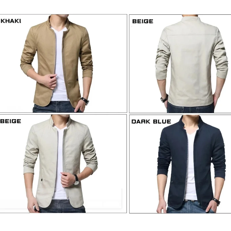 

Casual Fashion Mens Jackets Suit Male Brand Business Blazer Men Jackets New Cotton Coats Slim Fit Windbreaker Jacket Man Tops