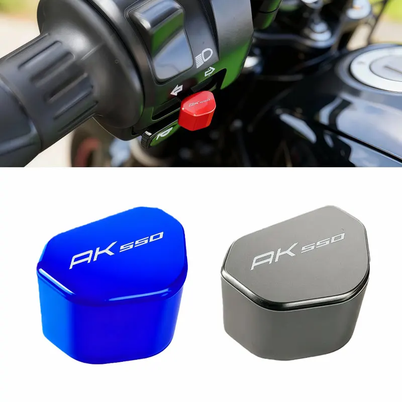 

For KYMCO AK550 AK 550 2017-2025 Accessorie Mototcycle CNC Switch Button Turn Signal Switch Key cap