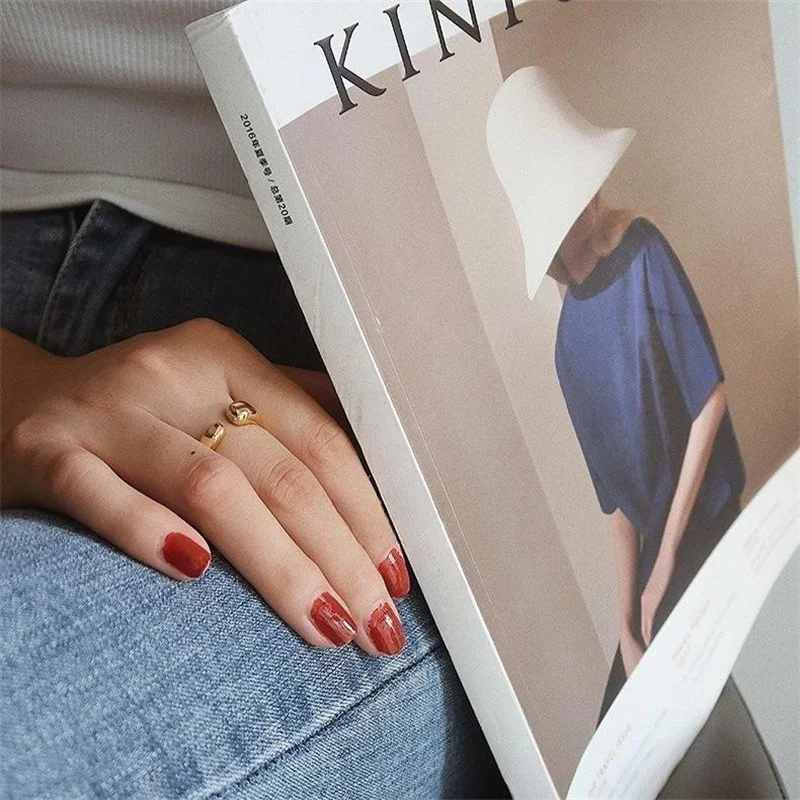 Open Ring Women's Titanium Steel Plating Vintage Personalized Creative Ring