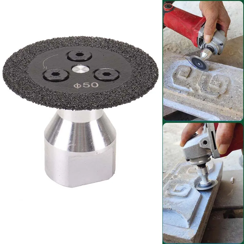 50mm Brazed Cutting Disc Grinding Wheel Saw For Stone For Tile Granite Marble Concrete Engraving With Angle Grinder Power Tool