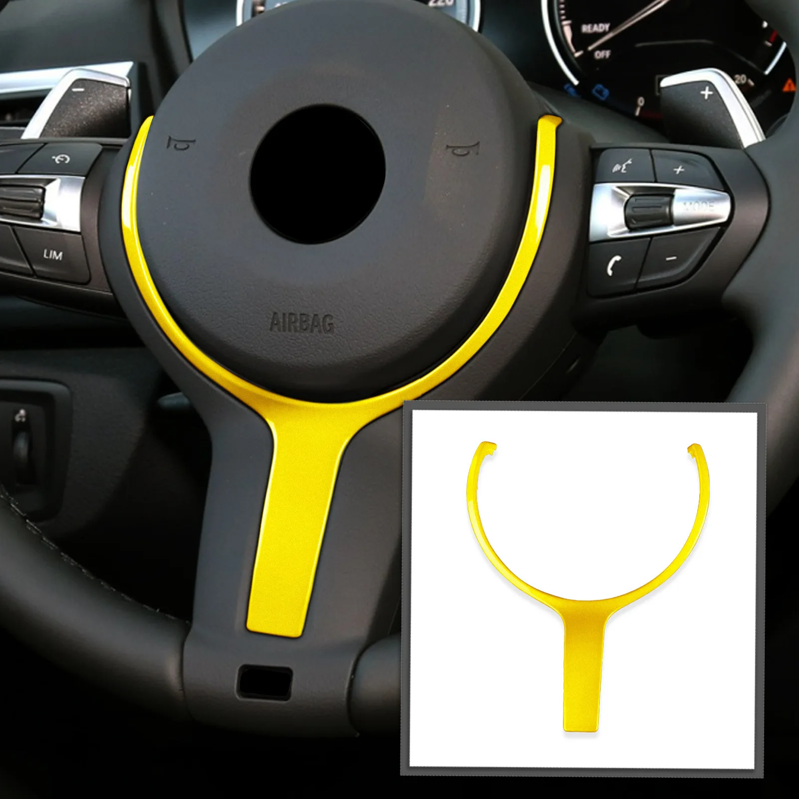 

M Sports Series Steering Wheel Trim For BMW F20 F22 F30 F31 F32 F33 F35 F36 F10 F06 F12 F13 F15 F16 Replacement accessory