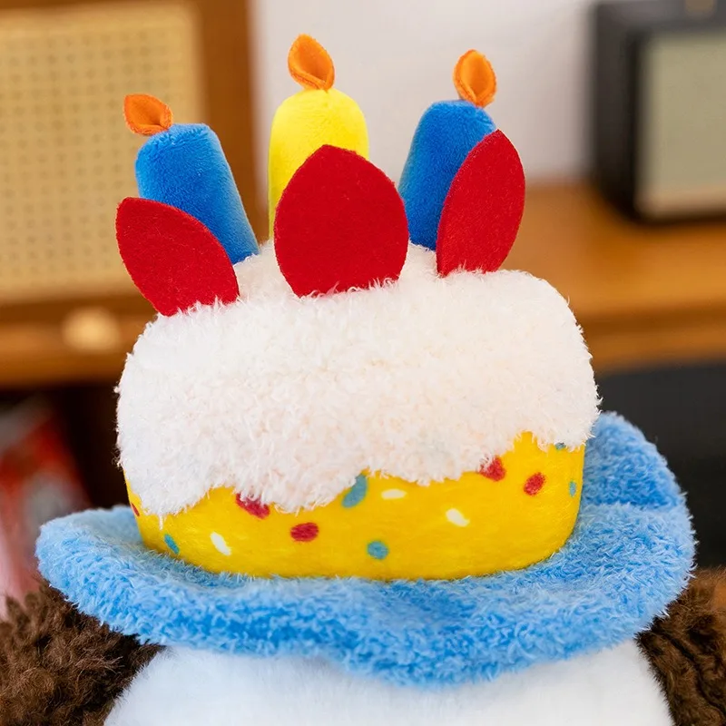 Miniso New Birthday Cake Snoopy Plush Doll Bow Boss Snoopy Doll Sleeping and Pushing Pillow Best Gift for Home Ornaments