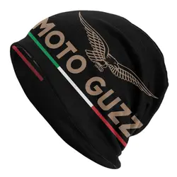 Moto Guzzis Skullies Beanies Caps Eagle Logo Thin Hat Autumn Spring Bonnet Hats Men Women's Hip Hop Ski Cap