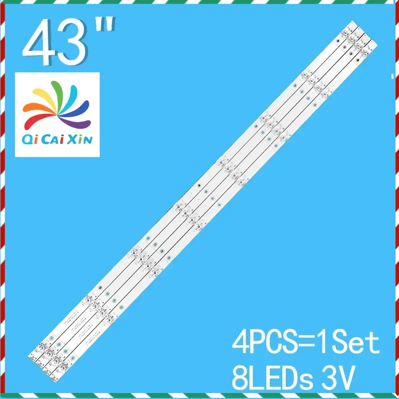 

LED Backlight strip for 43'' TV JL.D42581330-003AS-M 43H6E H43A6100 43RGE JHD425S1U51-T0 TH-43FX500C 43fx520c HZ43H50Y/HE43A6100