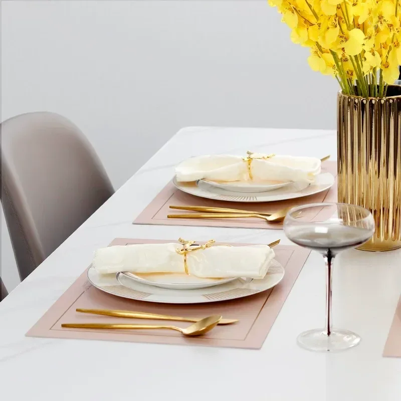 for American Style Room Tableware Set Creative High End Western Food Club Special Plate Steak Knife and Fork Place Setting