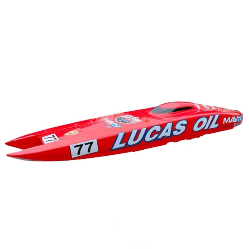 RC Catamaran Model Carbon Fiber Twin Engine Cat Hull Broken 230km/h Length 1.85m High-speed Model