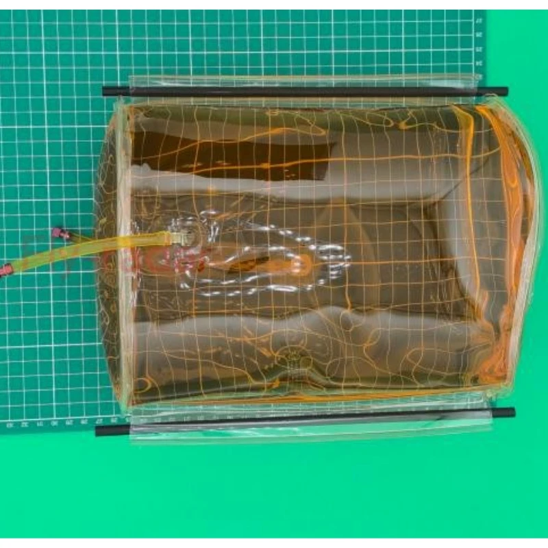 Elliptical Corrosion-resistant 4.0L Soft Fuel Tank / Oil Tank Bag 18x18x14cm for RC Model Boat Airplane Turbojet Engine