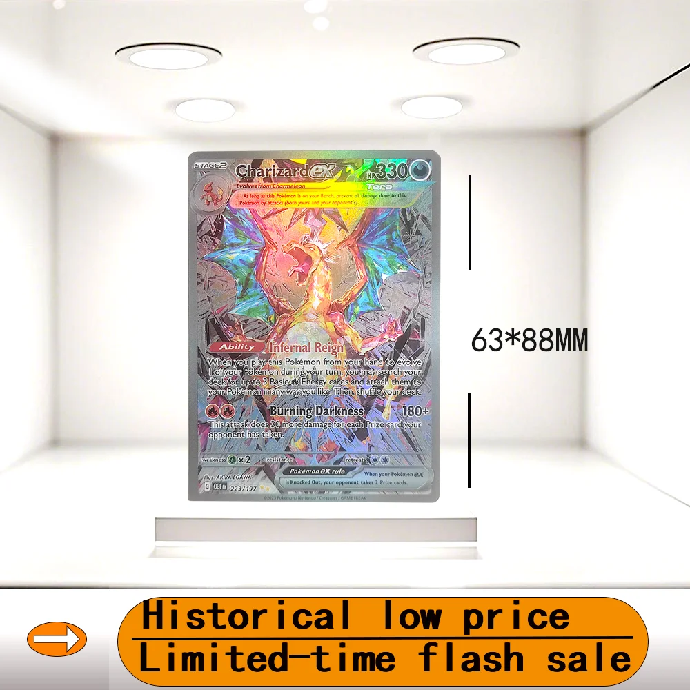 Голографическая коллекция игр, коллекция PTCG, прокси-карты, Suicune Raikou, хобби, редкая коллекция, боевые карты, игрушки, подарки