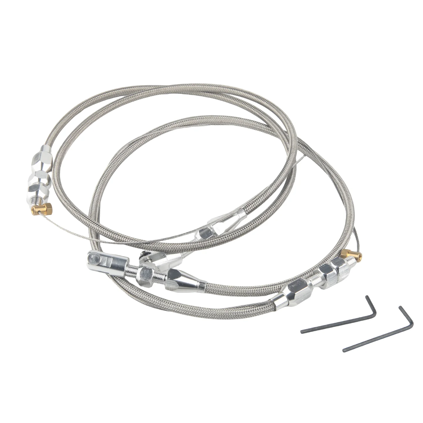 

Throttle cable stainless steel adjustable high strength rust prevention to fit most accelerator pedal