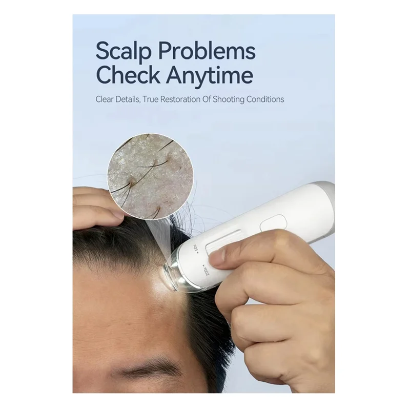 Detecção de câmera do couro cabeludo profissional máquina analisadora de pele facial microscópio digital poros Lupa-A77G