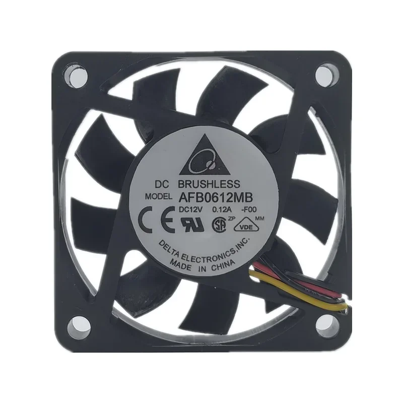 Ersetzen Sie afb0612mb 12v 1.5a 0,12 6cm 3-Draht-CPU-Computer-Gehäuselüfter