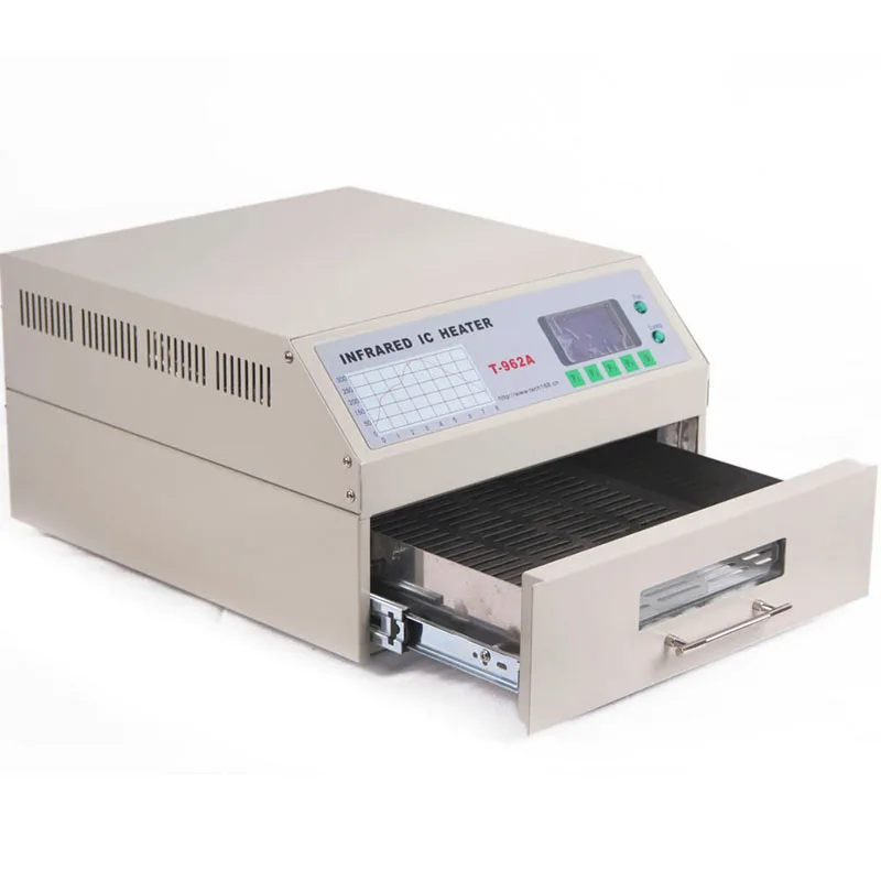 ลิ้นชักขนาดเล็กประเภท Reflow เครื่องคอมพิวเตอร์ควบคุมอัตโนมัติ Mesin Las Listrik อินฟราเรด LED เครื่องเชื่อม