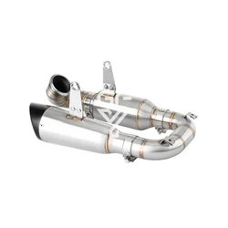 For Ducati Panigale V2 2020 to 2024 StreetFighter V2 2022 2023 2024 Escape Motorcycle Exhaust Muffler With Link Pipe Slip-on