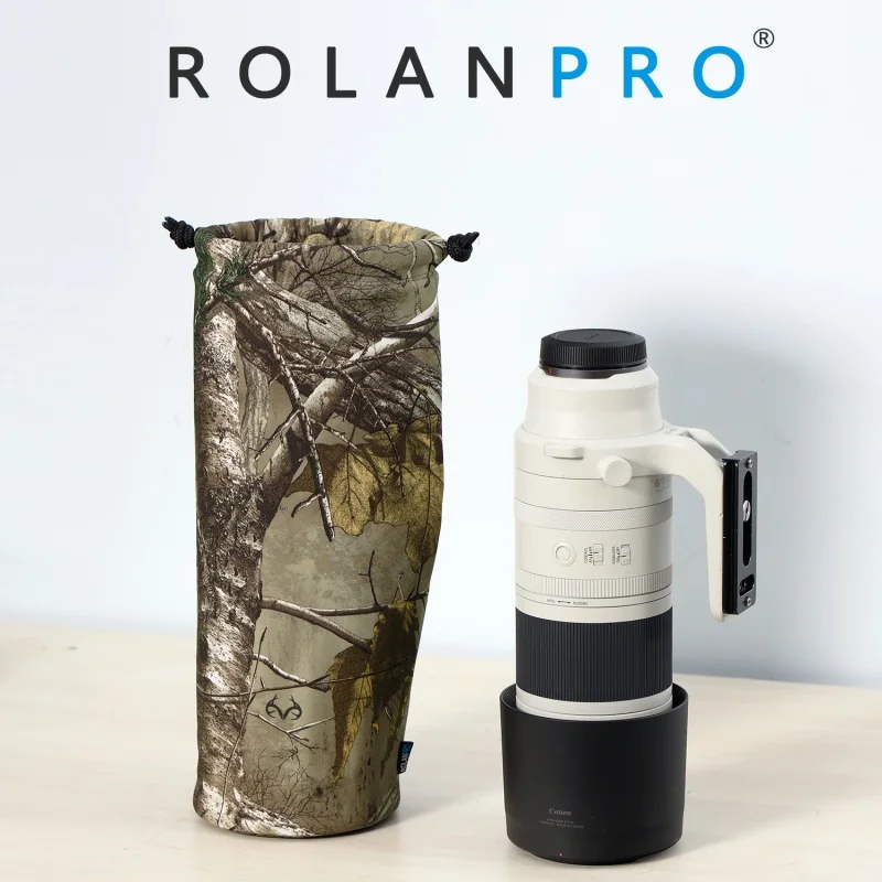 ROLANPRO Camera Lens Protection Pouch For Canon RF200-800mm F6.3-9 IS USM Lens Storage Bag RF200-800 SLR lens Protection Bag