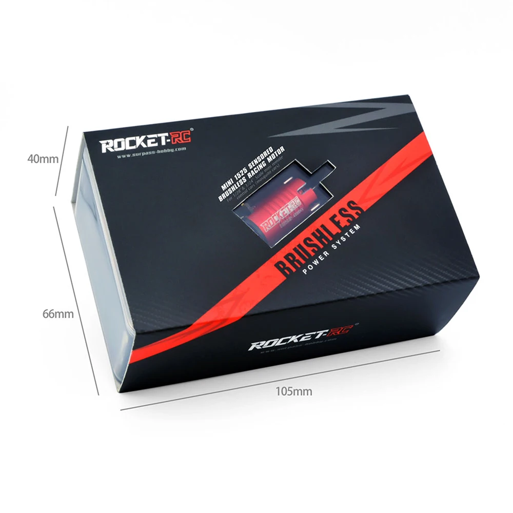 ROCKET-RC MINI 1525 Sensored Brushless Motor 3500KV 4500KV 5500KV 6800KV For 1/28 1/24 Mini Remote Control Cars (Mosquito Cars) view 6