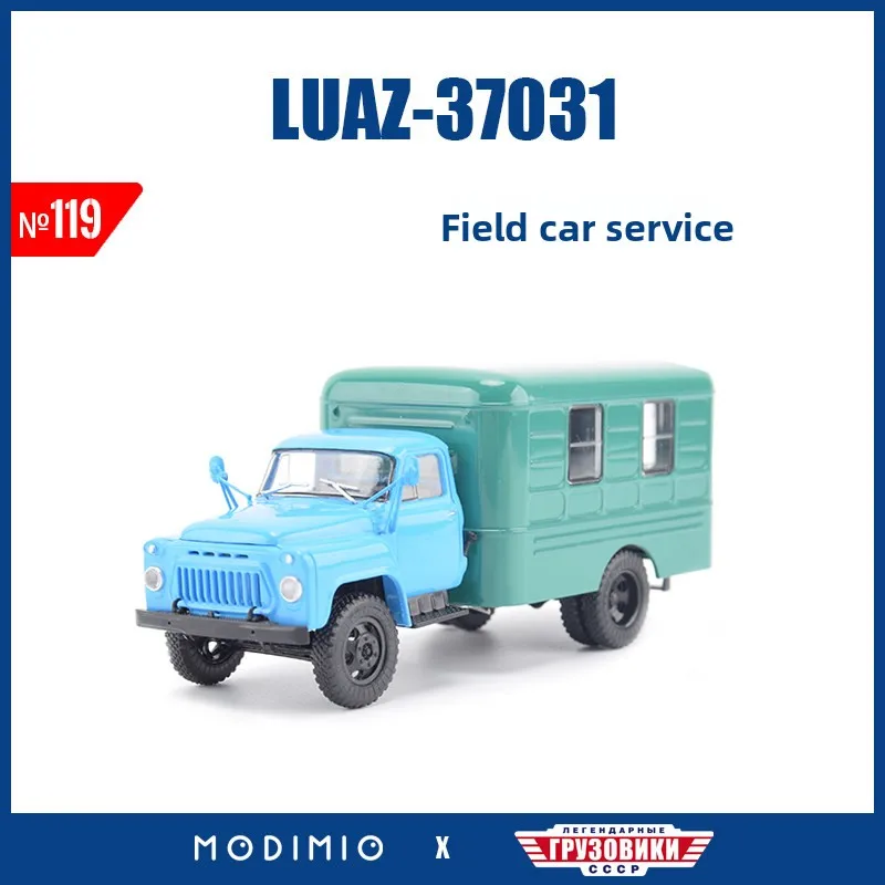 Diecast 1:43 Scale LUAZ-37031 Off-road Truck JGRN119 Alloy Car Model