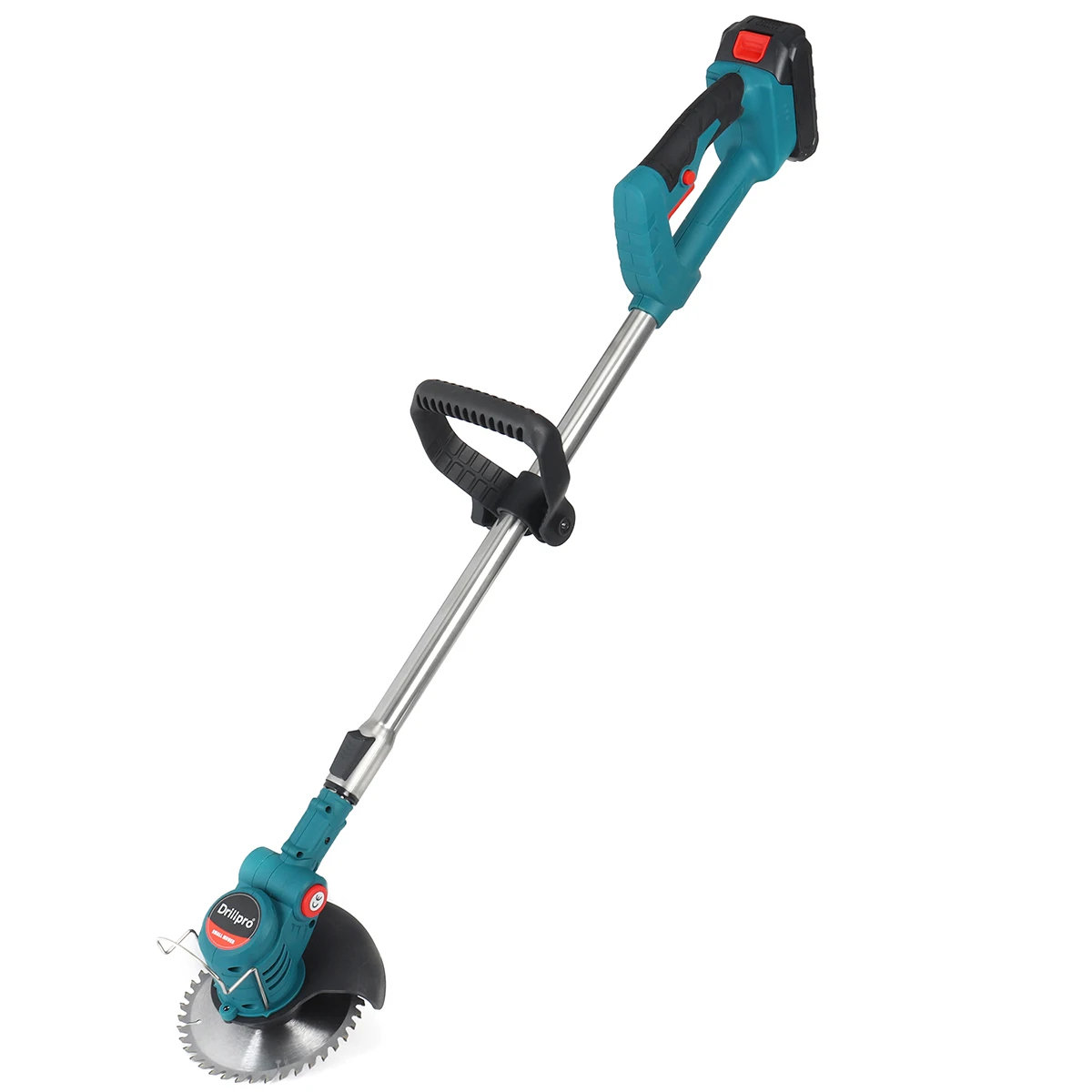Drillpro tosaerba elettrico 2X batterie agli ioni di litio tagliaerba a batteria attrezzi da giardino portatili regolabili per batteria Makita 18V