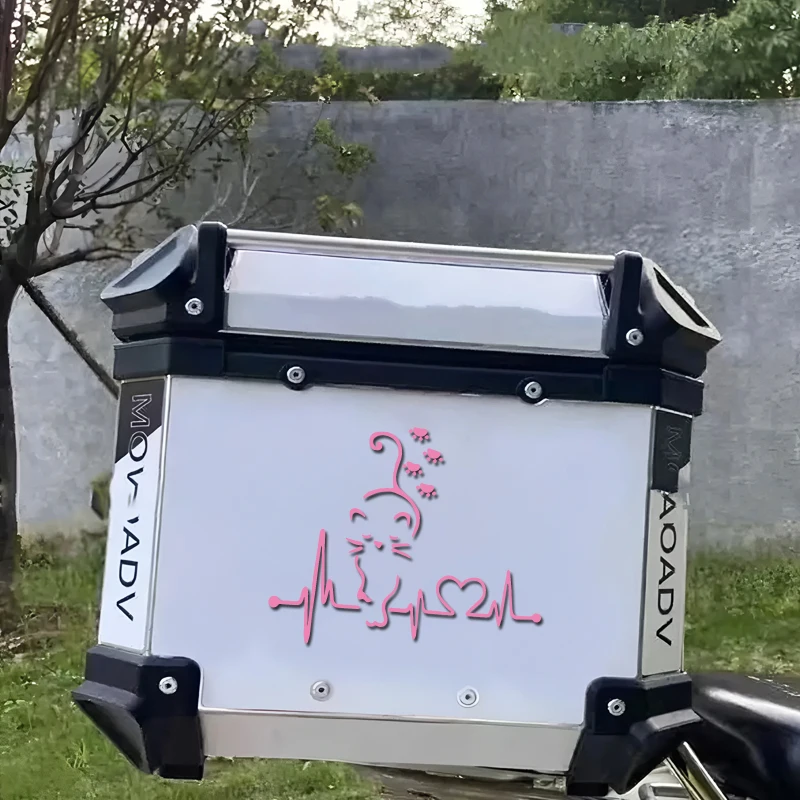 ملصقات إبداعية ومضحكة مطبوعة على شكل مخلب القطط اللطيفة لمحبي الرسوم المتحركة، جودة عالية للدراجات النارية والشاحنات والسيارات