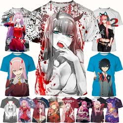 Summer fashion trend 3D printing anime printed pattern T-shirt creative hip-hop Harajuku casual comfortable printed T-shirt