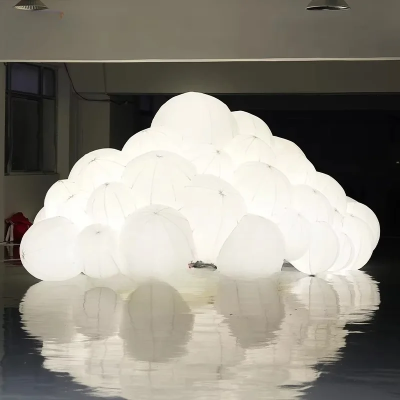 

Inflatable White Cloud Art Installation Inflatable Building Cloud White Inflatable Castle Art Installation