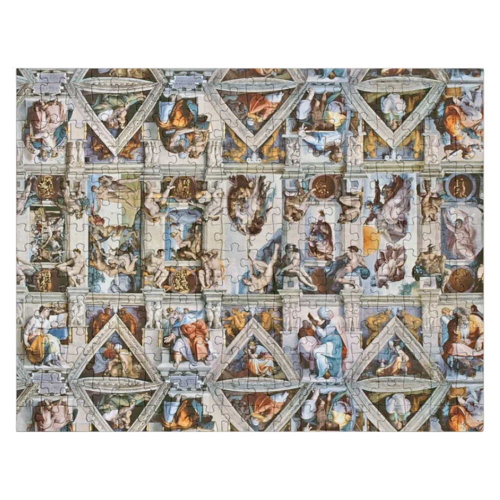 

Michaelangelo - Sistine Chapel Ceiling Jigsaw Puzzle Jigsaw Puzzle For Kids Puzzle Game Children Customized Photo