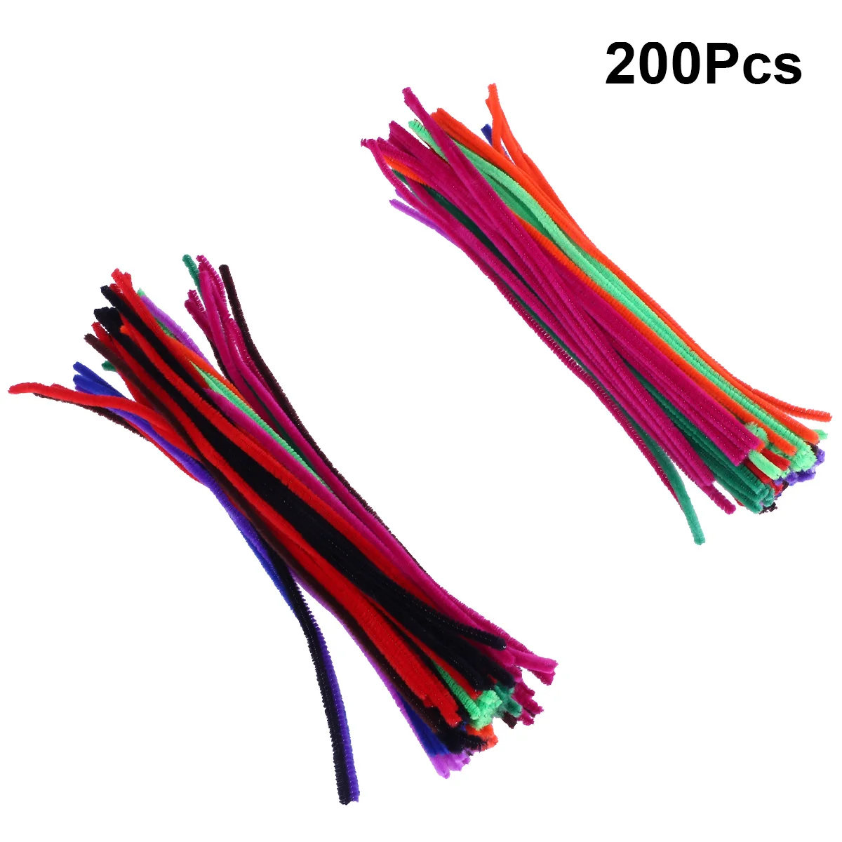 

200Pcs Colorful DIY Sticks Craft Project Tools Kids Creativity Imagination Bendable Sticks Stick Toy Building Stick Toy