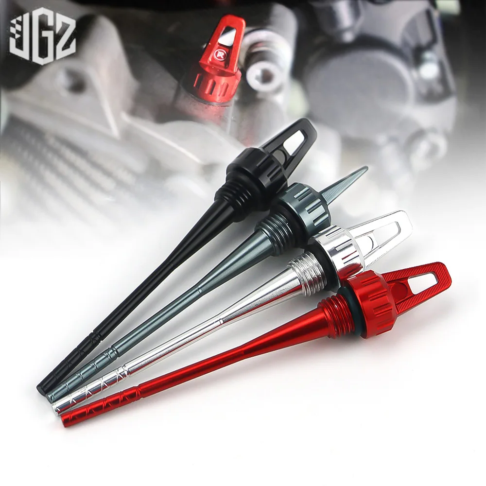 Motorcycle CNC Aluminum Dipstick Gear Oil Drain Screw Cap Plug Cover for VESPA GTS 250 300 GTV HPE 2013 - 2022 Accessories