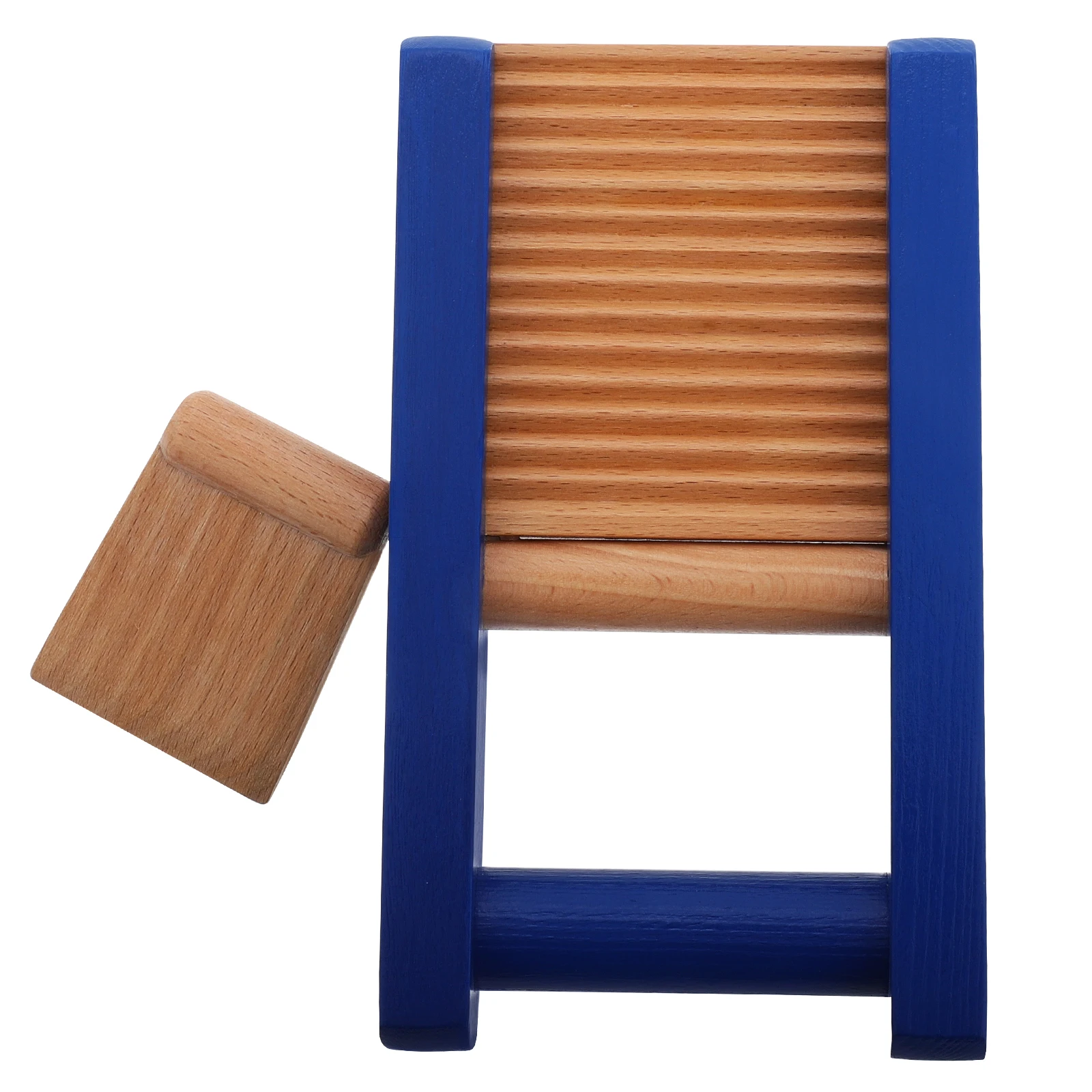 Holz Musikinstrument Schaber Blau Kinder Kind Kleinkind Bildung Rhythmus Beat Handheld Musik Spielzeug Set Percussion Instrumente