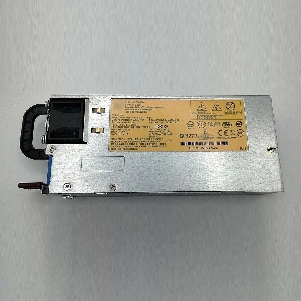 Server Power Supply For HP DL388 380 G8 697554-201 697579-001 697581-B21 700287-001 750W Fully Tested