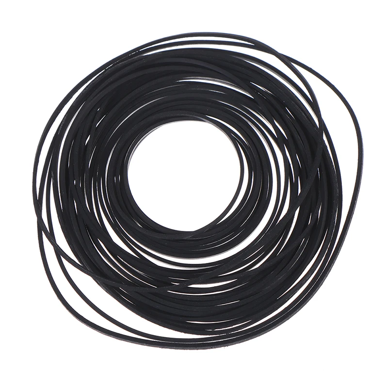 1pack Mix Cassette Tape Replacement Rubber CD DVD Cassette Tape Recorder Turntable Strap Belt For CD-ROM Video Machines 1*1mm