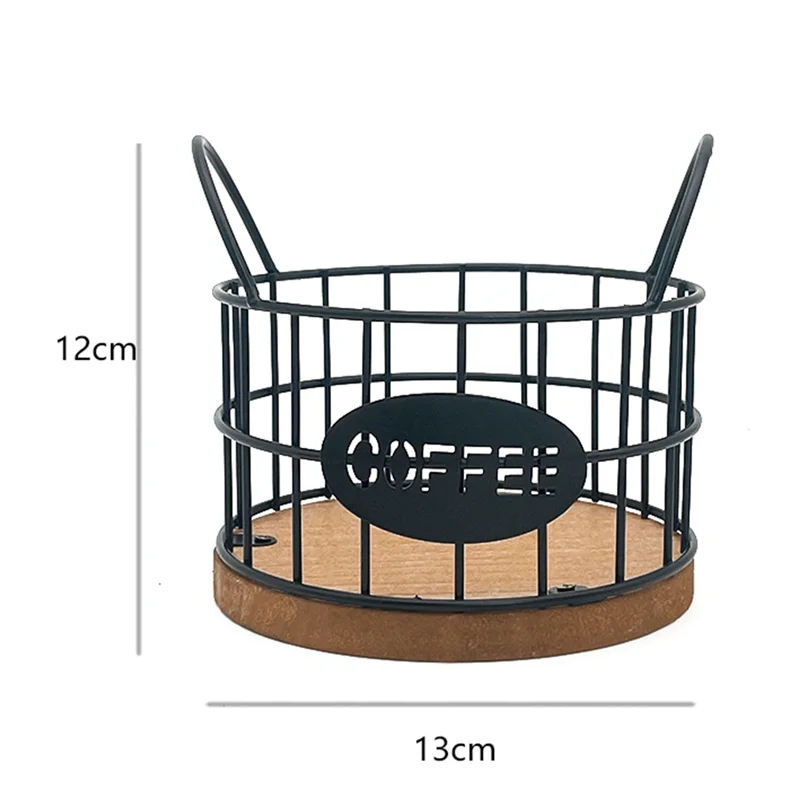【ABUP】Подставка для кофейных стручков K Подстаканник-органайзер Корзина для хранения Kcup с деревянной основой для кухонной стойки и офисного рабочего стола
