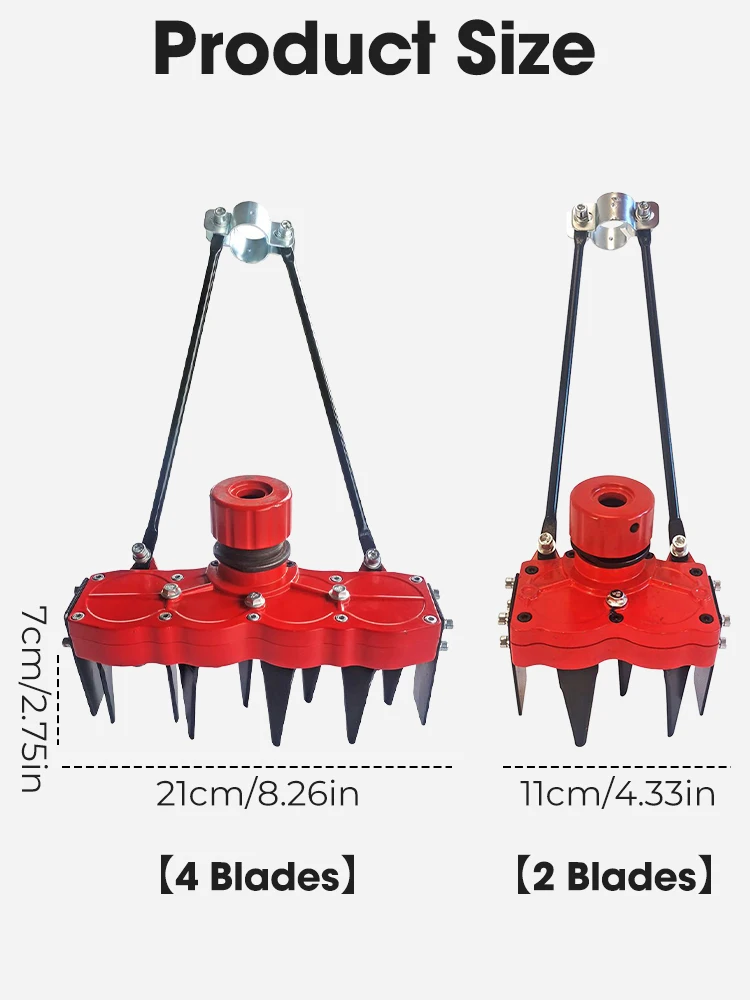 Cabezal de deshierbe para deshierbe, accesorio de herramienta 2 en 1, ruedas de deshierbe, accesorios para deshierbe, novedad de 2024