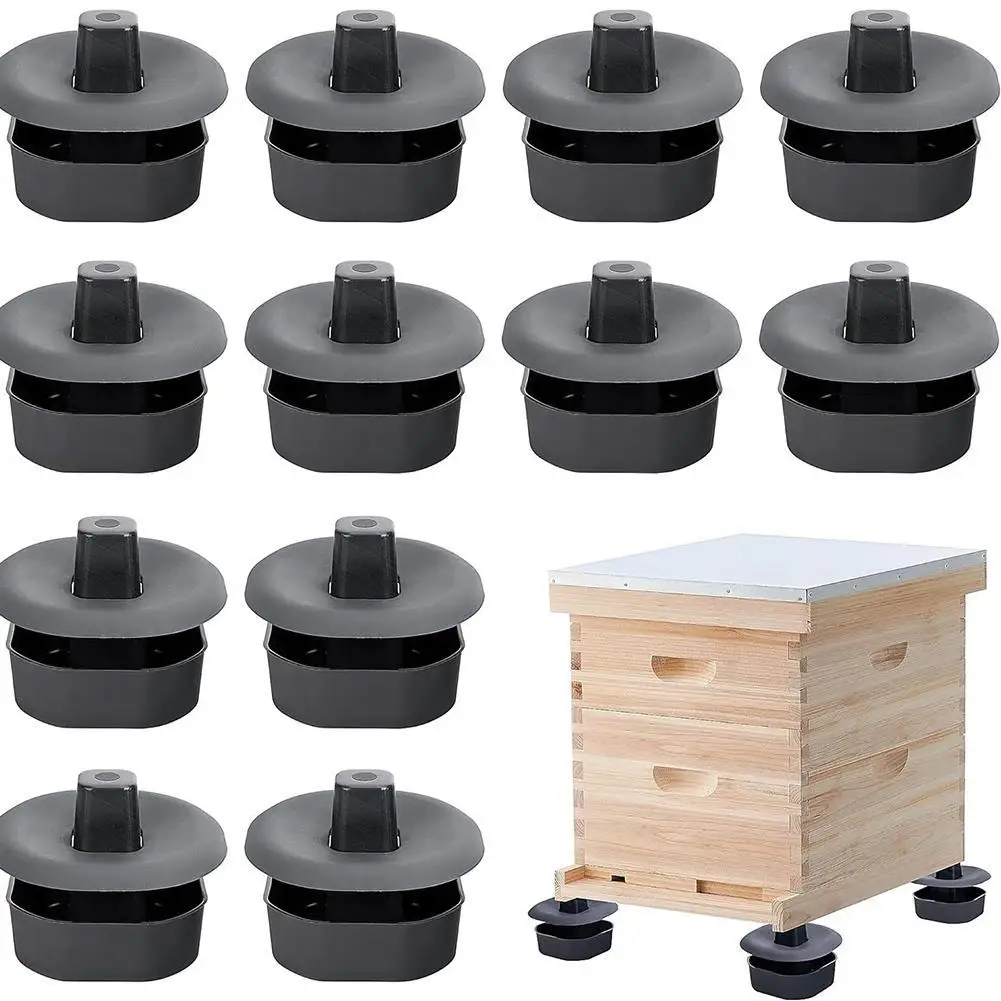 

4pcs/Set Bee Hive Anti-ant Bracket Sink Base Tripod Heightened Waterproof Insect-proof Hive Feet Beehive Stand Beekeeping Tools