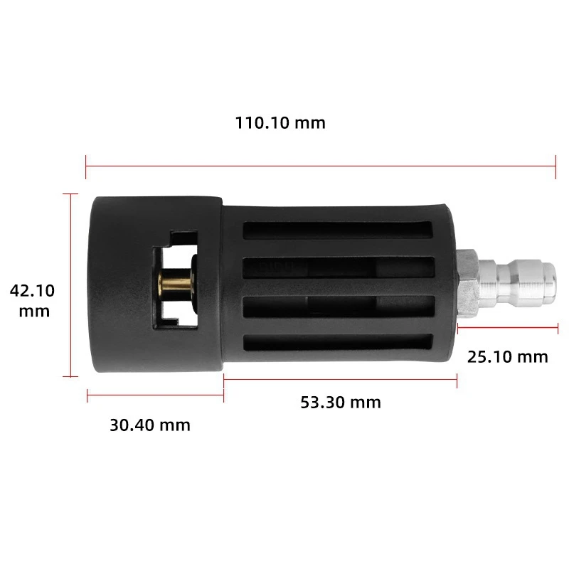 Compatible Pressure Washer Adapter, Replacement For Karcher Power Washer Accessory, 1/4 Inch Quick Connect