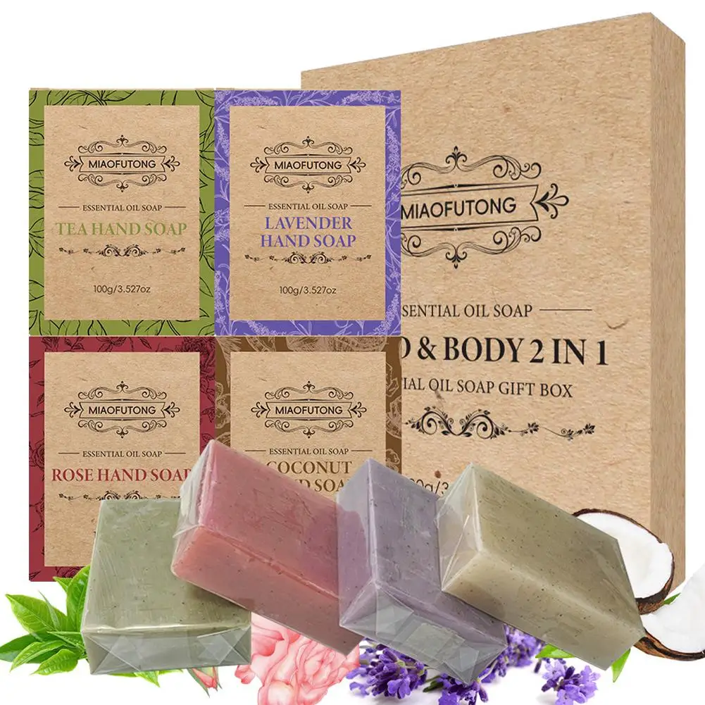 

Lavender Frosted Granular Soap Rose ,Tea Tree ,Coconut Essential Oil Soap For Body Face Cleansing Exfoliating Soap