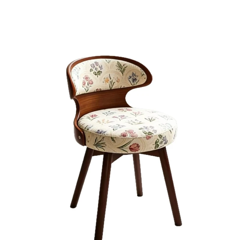 Simple desk chair Bedroom makeup chair Dining Computer Rotatable