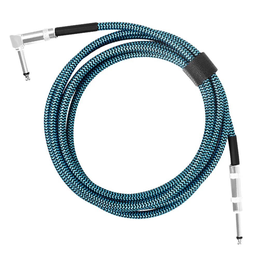 

Long 6.35mm Guitar Connection Cable Noise Reduction Guitar Cord Adapter Effect Cable Audio Connect Wire for Electric Guitars