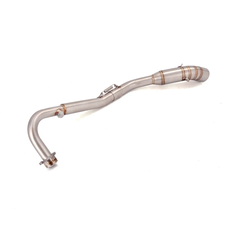 For Kawasaki Z125 Until 2018 Z125 Pro Until 2023 Slip On Motorcycle Exhaust System Header Link Pipe 51mm Stainless Steel